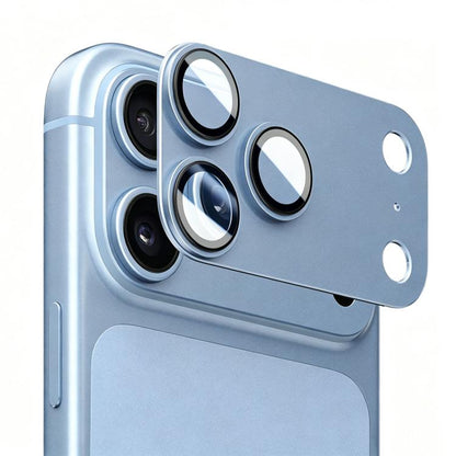 Kalebol Imitation Step-Style AR+AF Anti-Reflection Coating One-Piece Metal Lens Film, For iPhone 18 Pro, For iPhone 18 Pro Max