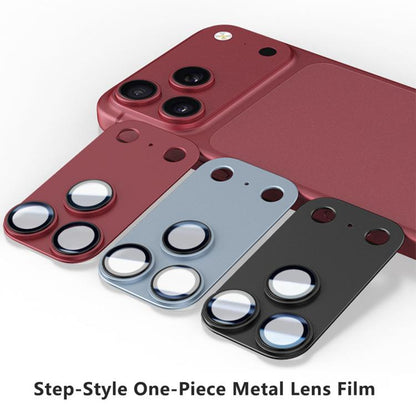Kalebol Imitation Step-Style AR+AF Anti-Reflection Coating One-Piece Metal Lens Film, For iPhone 18 Pro, For iPhone 18 Pro Max