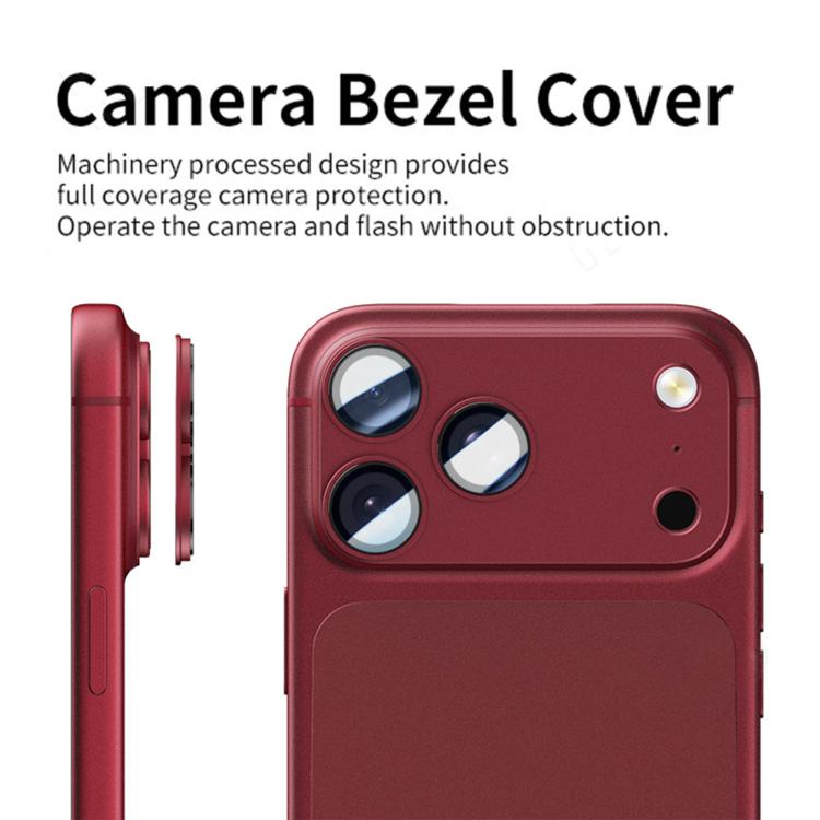 Kalebol Imitation Step-Style AR+AF Anti-Reflection Coating One-Piece Metal Lens Film, For iPhone 18 Pro, For iPhone 18 Pro Max