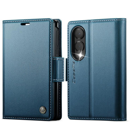 CaseMe 023 Butterfly Buckle Litchi Texture RFID Anti-theft Leather Phone Case, For Galaxy Z Fold8 5G, For Galaxy Z Fold8 Ultra 5G