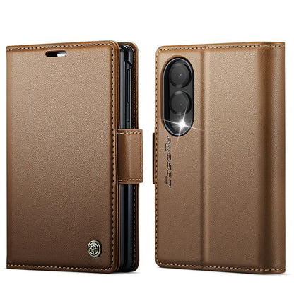 CaseMe 023 Butterfly Buckle Litchi Texture RFID Anti-theft Leather Phone Case, For Galaxy Z Fold8 5G, For Galaxy Z Fold8 Ultra 5G