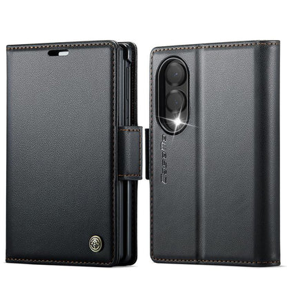 CaseMe 023 Butterfly Buckle Litchi Texture RFID Anti-theft Leather Phone Case, For Galaxy Z Fold8 5G, For Galaxy Z Fold8 Ultra 5G