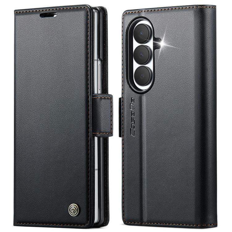 CaseMe 023 Butterfly Buckle Litchi Texture RFID Anti-theft Leather Phone Case, For Galaxy Z Fold8 5G, For Galaxy Z Fold8 Ultra 5G