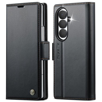 CaseMe 023 Butterfly Buckle Litchi Texture RFID Anti-theft Leather Phone Case, For Galaxy Z Fold8 5G, For Galaxy Z Fold8 Ultra 5G