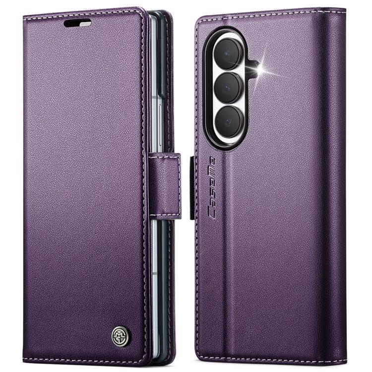 CaseMe 023 Butterfly Buckle Litchi Texture RFID Anti-theft Leather Phone Case, For Galaxy Z Fold8 5G, For Galaxy Z Fold8 Ultra 5G