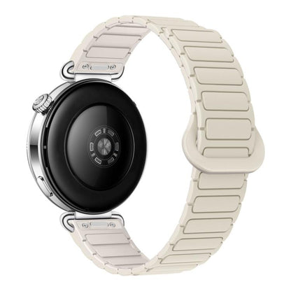 Press Button I-Shaped Magnetic Silicone Watch Band, 18mm, 20mm, 22mm