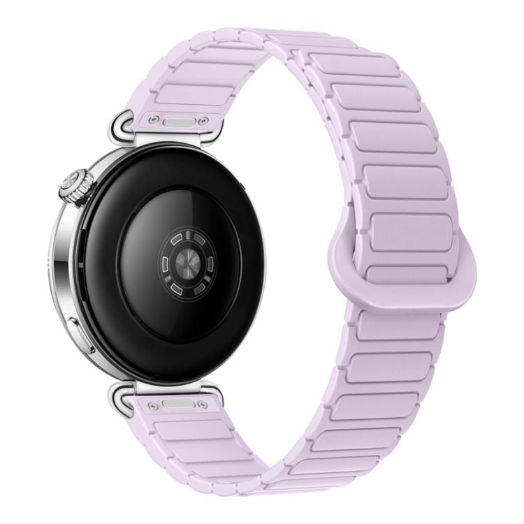 Press Button I-Shaped Magnetic Silicone Watch Band, 18mm, 20mm, 22mm