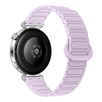 Press Button I-Shaped Magnetic Silicone Watch Band, 18mm, 20mm, 22mm