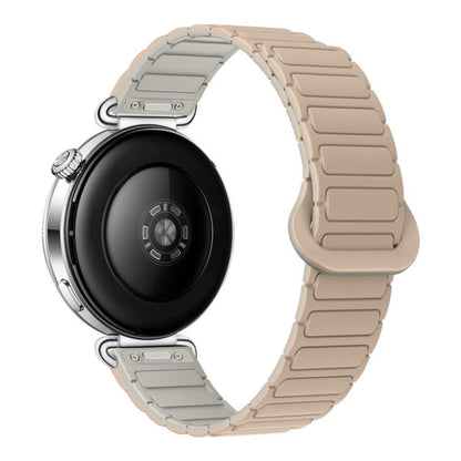 Press Button I-Shaped Magnetic Silicone Watch Band, 18mm, 20mm, 22mm
