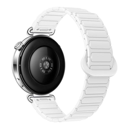 Press Button I-Shaped Magnetic Silicone Watch Band, 18mm, 20mm, 22mm