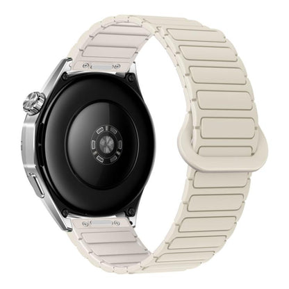 Press Button I-Shaped Magnetic Silicone Watch Band, 18mm, 20mm, 22mm