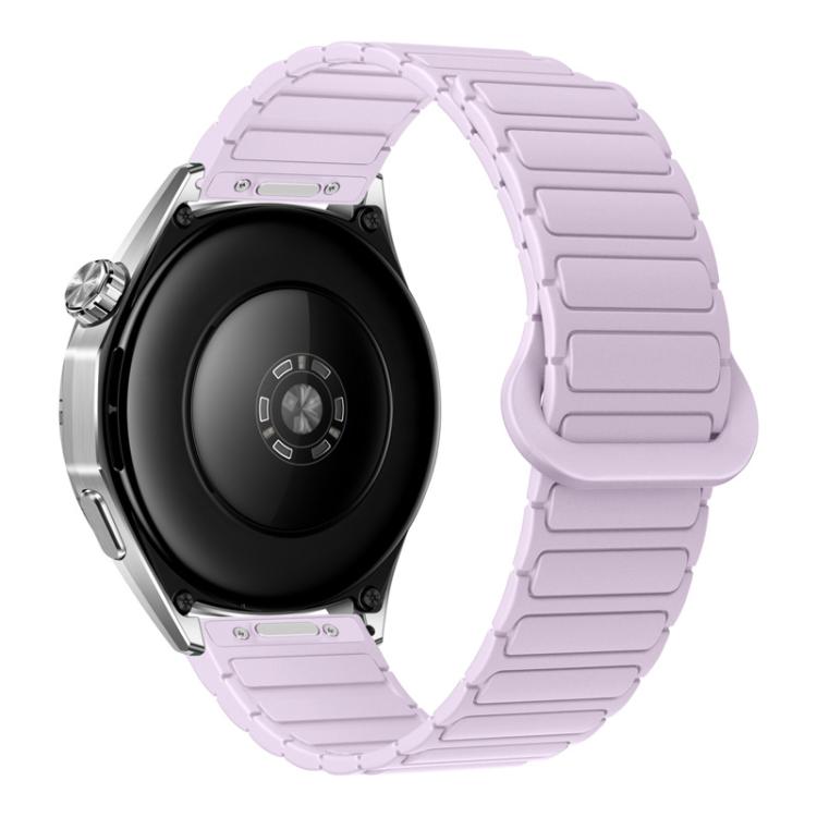 Press Button I-Shaped Magnetic Silicone Watch Band, 18mm, 20mm, 22mm