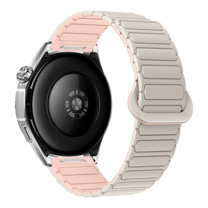 Press Button I-Shaped Magnetic Silicone Watch Band, 18mm, 20mm, 22mm