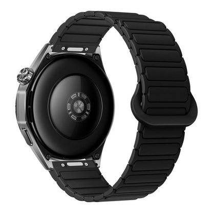 Press Button I-Shaped Magnetic Silicone Watch Band, 18mm, 20mm, 22mm