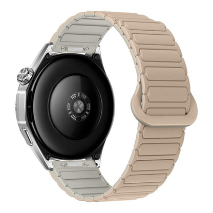 Press Button I-Shaped Magnetic Silicone Watch Band, 18mm, 20mm, 22mm