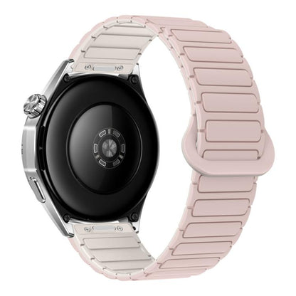 Press Button I-Shaped Magnetic Silicone Watch Band, 18mm, 20mm, 22mm