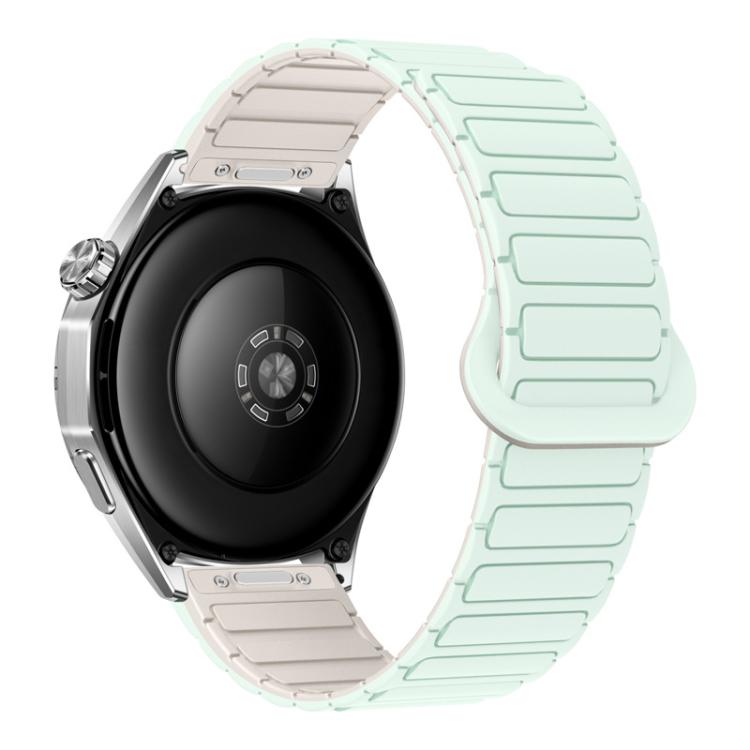 Press Button I-Shaped Magnetic Silicone Watch Band, 18mm, 20mm, 22mm