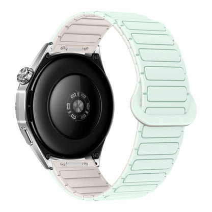 Press Button I-Shaped Magnetic Silicone Watch Band, 18mm, 20mm, 22mm