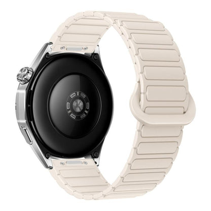 Press Button I-Shaped Magnetic Silicone Watch Band, 18mm, 20mm, 22mm