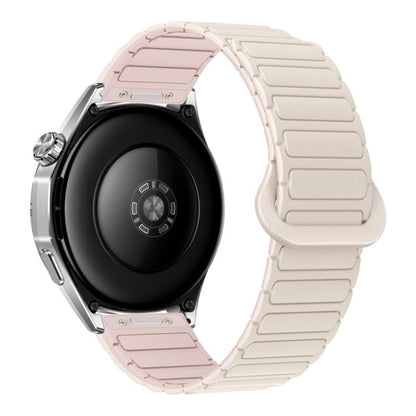 Press Button I-Shaped Magnetic Silicone Watch Band, 18mm, 20mm, 22mm