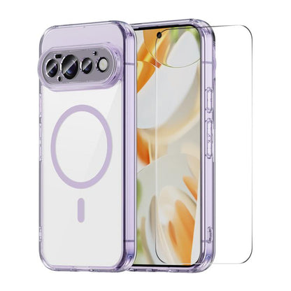 ENKAY Hat-Prince Magnetic Matte Translucent Phone Case with 0.18mm Ultrasonic Unlock Glass Film, For Google Pixel 11 Pro XL, For Google Pixel 11, For Google Pixel 11 Pro