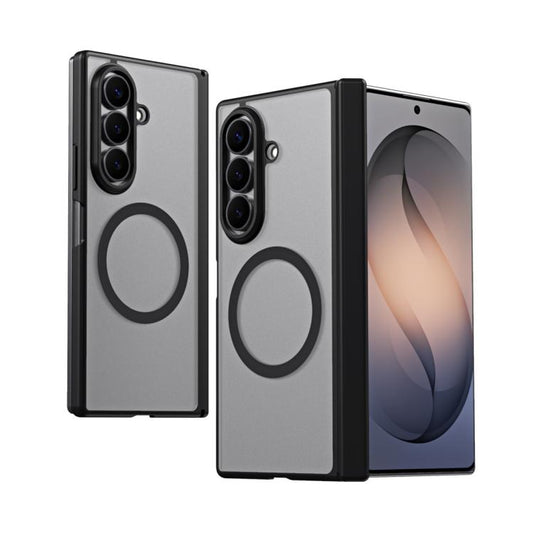 Star Hinge Frame-integrated Film Magnetic Phone Case, For Galaxy Z Fold8 Ultra 5G, For Galaxy Z Fold7 5G, For Galaxy Z Fold6, For Galaxy Z Fold5, For Galaxy Z Fold4
