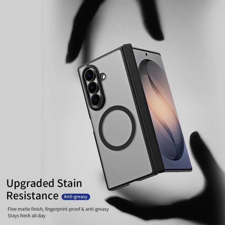 Star Hinge Frame-integrated Film Magnetic Phone Case, For Galaxy Z Fold8 Ultra 5G, For Galaxy Z Fold7 5G, For Galaxy Z Fold6, For Galaxy Z Fold5, For Galaxy Z Fold4