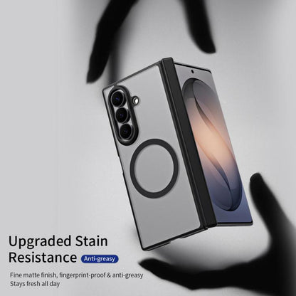 Star Hinge Frame-integrated Film Magnetic Phone Case, For Galaxy Z Fold8 Ultra 5G, For Galaxy Z Fold7 5G, For Galaxy Z Fold6, For Galaxy Z Fold5, For Galaxy Z Fold4