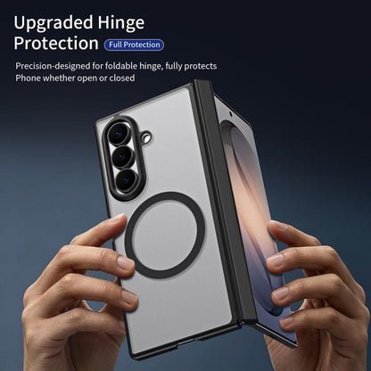 Star Hinge Frame-integrated Film Magnetic Phone Case, For Galaxy Z Fold8 Ultra 5G, For Galaxy Z Fold7 5G, For Galaxy Z Fold6, For Galaxy Z Fold5, For Galaxy Z Fold4