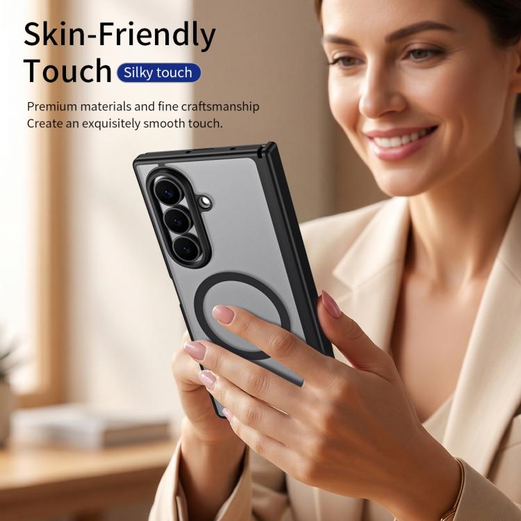 Star Hinge Frame-integrated Film Magnetic Phone Case, For Galaxy Z Fold8 Ultra 5G, For Galaxy Z Fold7 5G, For Galaxy Z Fold6, For Galaxy Z Fold5, For Galaxy Z Fold4