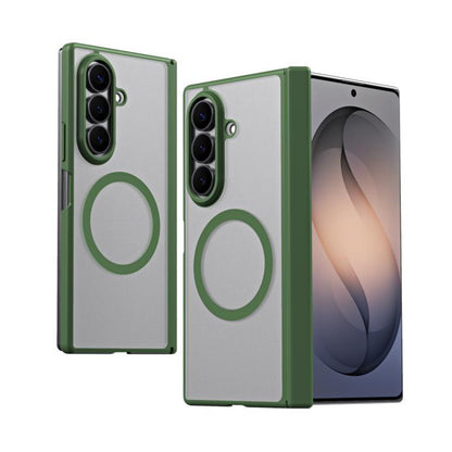 Star Hinge Frame-integrated Film Magnetic Phone Case, For Galaxy Z Fold8 Ultra 5G, For Galaxy Z Fold7 5G, For Galaxy Z Fold6, For Galaxy Z Fold5, For Galaxy Z Fold4