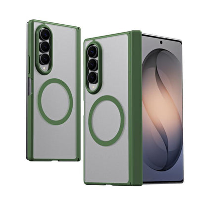 Star Hinge Frame-integrated Film Magnetic Phone Case, For Galaxy Z Fold8 Ultra 5G, For Galaxy Z Fold7 5G, For Galaxy Z Fold6, For Galaxy Z Fold5, For Galaxy Z Fold4