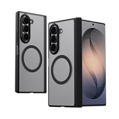 Star Hinge Frame-integrated Film Magnetic Phone Case, For Galaxy Z Fold8 Ultra 5G, For Galaxy Z Fold7 5G, For Galaxy Z Fold6, For Galaxy Z Fold5, For Galaxy Z Fold4