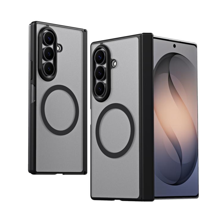 Star Hinge Frame-integrated Film Magnetic Phone Case, For Galaxy Z Fold8 Ultra 5G, For Galaxy Z Fold7 5G, For Galaxy Z Fold6, For Galaxy Z Fold5, For Galaxy Z Fold4