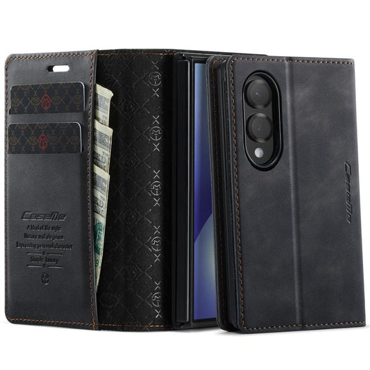 CaseMe 033 Calf Leather Lining Microfibre RFID Blocking Phone Case, For Galaxy Z Fold8 5G, For Galaxy Z Fold8 Ultra 5G