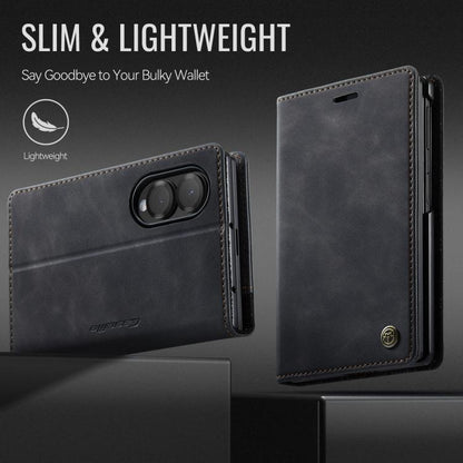 CaseMe 033 Calf Leather Lining Microfibre RFID Blocking Phone Case, For Galaxy Z Fold8 5G, For Galaxy Z Fold8 Ultra 5G