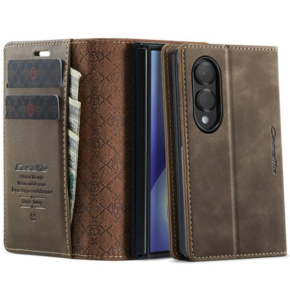 CaseMe 033 Calf Leather Lining Microfibre RFID Blocking Phone Case, For Galaxy Z Fold8 5G, For Galaxy Z Fold8 Ultra 5G