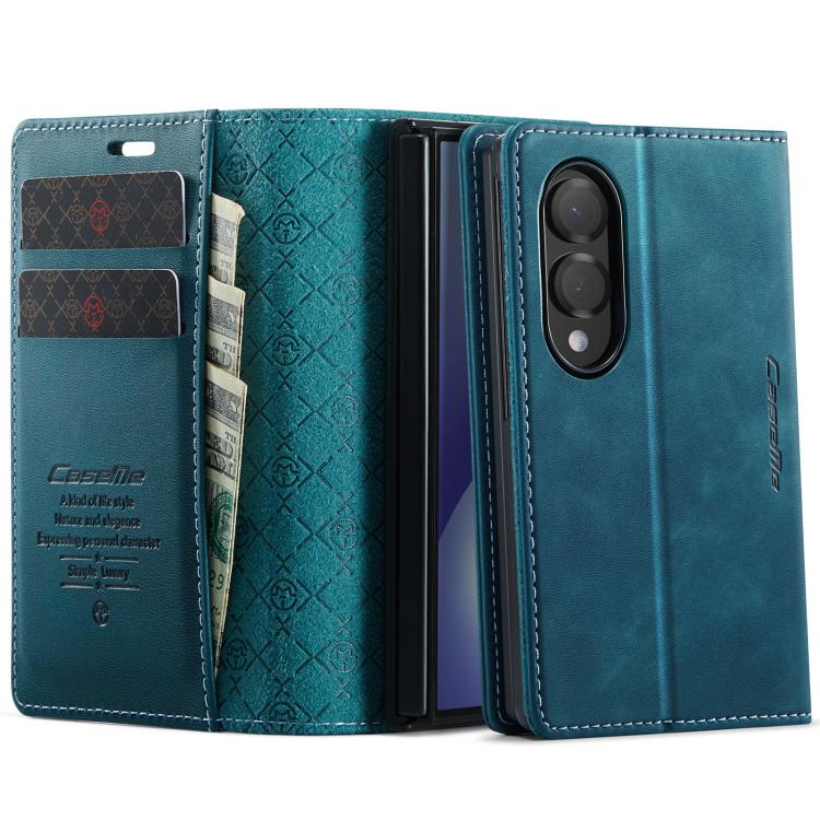 CaseMe 033 Calf Leather Lining Microfibre RFID Blocking Phone Case, For Galaxy Z Fold8 5G, For Galaxy Z Fold8 Ultra 5G
