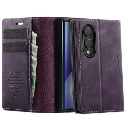 CaseMe 033 Calf Leather Lining Microfibre RFID Blocking Phone Case, For Galaxy Z Fold8 5G, For Galaxy Z Fold8 Ultra 5G