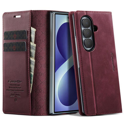 CaseMe 033 Calf Leather Lining Microfibre RFID Blocking Phone Case, For Galaxy Z Fold8 5G, For Galaxy Z Fold8 Ultra 5G