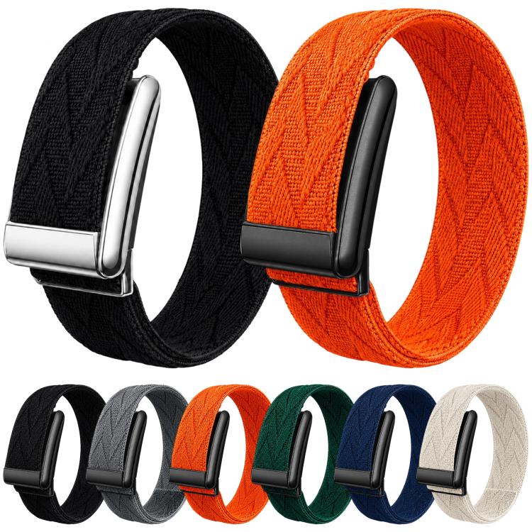Diamond Textured Woven Nylon Watch Band, For WHOOP 5.0 Electrocardiogram, For WHOOP 5.0 Regular