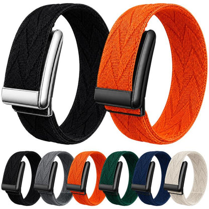 Diamond Textured Woven Nylon Watch Band, For WHOOP 5.0 Electrocardiogram, For WHOOP 5.0 Regular