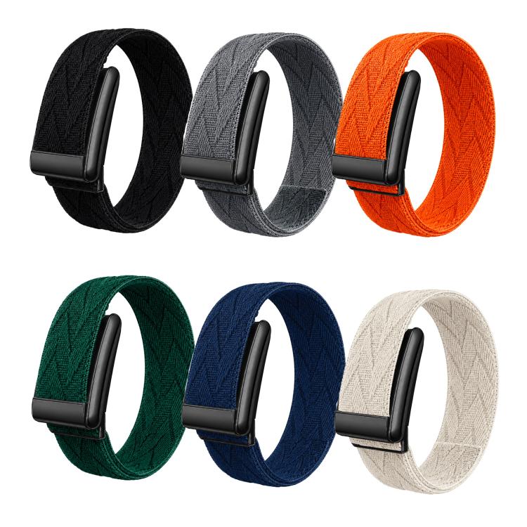 Diamond Textured Woven Nylon Watch Band, For WHOOP 5.0 Electrocardiogram, For WHOOP 5.0 Regular