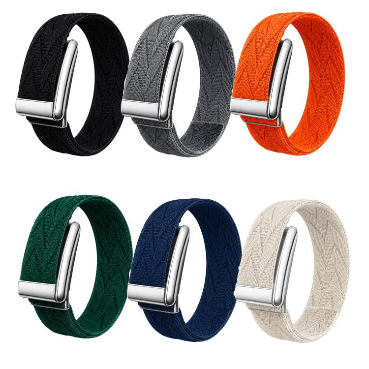 Diamond Textured Woven Nylon Watch Band, For WHOOP 5.0 Electrocardiogram, For WHOOP 5.0 Regular