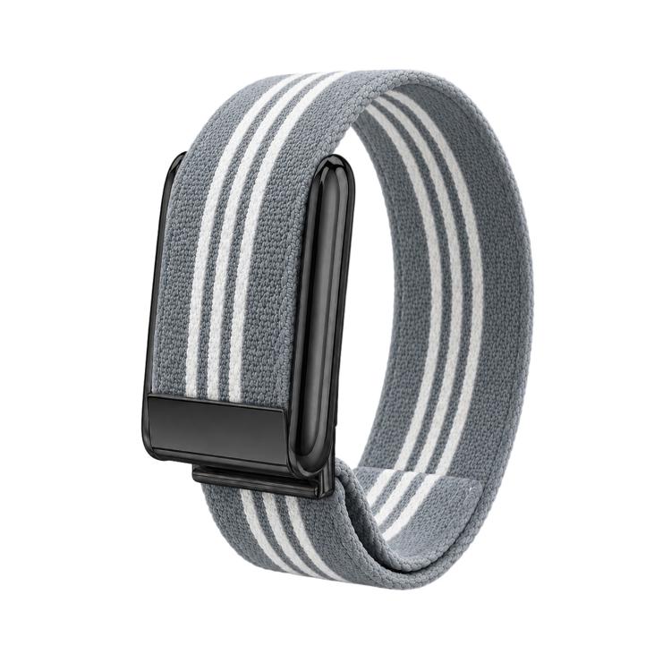 Three-Stripe Woven Nylon Watch Band, For WHOOP 5.0 Electrocardiogram, For WHOOP 5.0 Regular