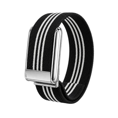 Three-Stripe Woven Nylon Watch Band, For WHOOP 5.0 Electrocardiogram, For WHOOP 5.0 Regular