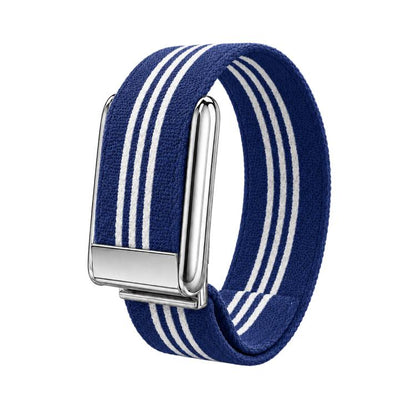 Three-Stripe Woven Nylon Watch Band, For WHOOP 5.0 Electrocardiogram, For WHOOP 5.0 Regular