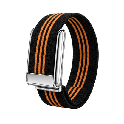 Three-Stripe Woven Nylon Watch Band, For WHOOP 5.0 Electrocardiogram, For WHOOP 5.0 Regular