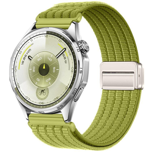 Magnetic Clasp Five-Link Breathable Nylon Watch Band, 22mm, 20mm, 18mm
