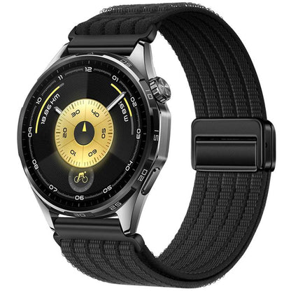 Magnetic Clasp Five-Link Breathable Nylon Watch Band, 22mm, 20mm, 18mm